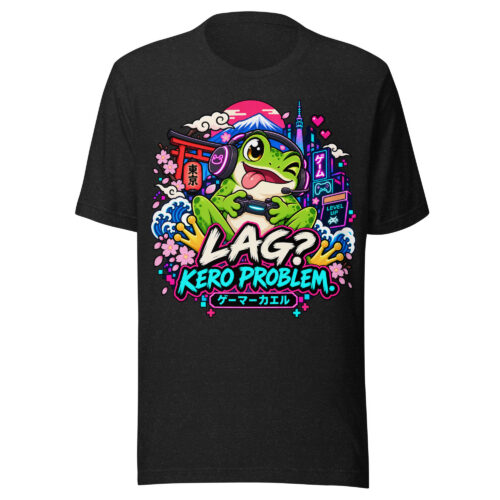 unisex-staple-t-shirt-black-heather-front-6ab427c08490b.jpg Kero Mode Activated Unisex Gamer Tee
