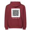 unisex-premium-full-zip-hoodie-burgundy-back-6abfdc4b4d80b.jpg Don’t Scan Me full zip hoodie