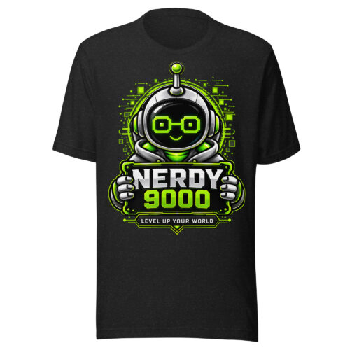 unisex-staple-t-shirt-black-heather-front-6abf137ede7c0.jpg Spark: Level Up Your World Unisex Tee