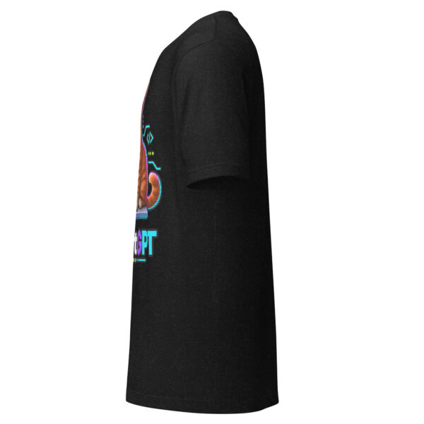 unisex-staple-t-shirt-black-heather-left-6abee7f14aef0.jpg CatGPT Unisex Tee