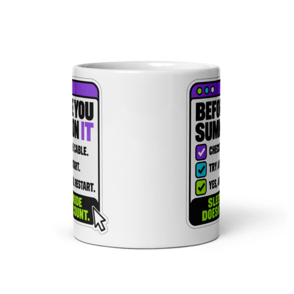 Before You Summon IT — Tech Support Coffee Mug