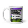 Before You Summon IT — Tech Support Coffee Mug