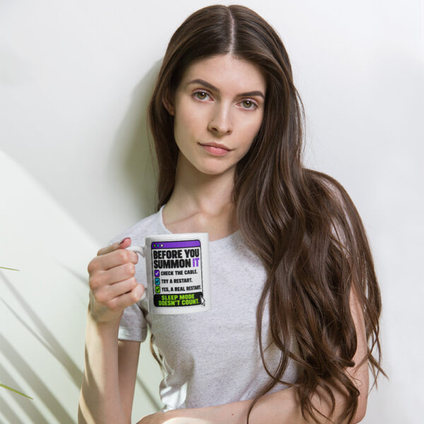 Before You Summon IT — Tech Support Coffee Mug